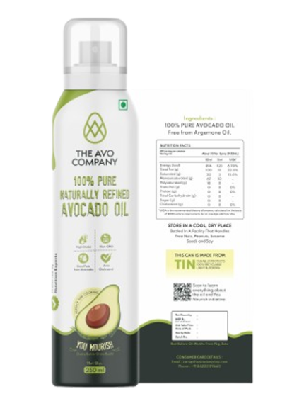 Naturally Refined Avocado Oil Spray